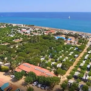 Albatross Mobile Homes On El Pla De Mar Campingplatz